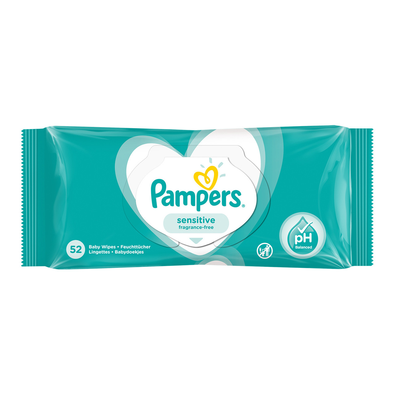 Click to view product details and reviews for Pampers Sensitive Fragrance Free Baby Wipes 52 Pack.