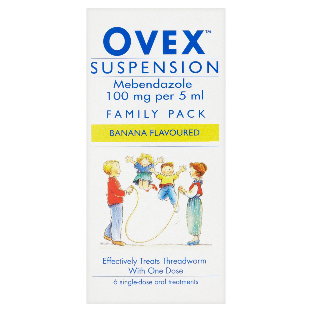 Click to view product details and reviews for Ovex Suspension Banana Flavoured Family Pack 6 X 5ml.