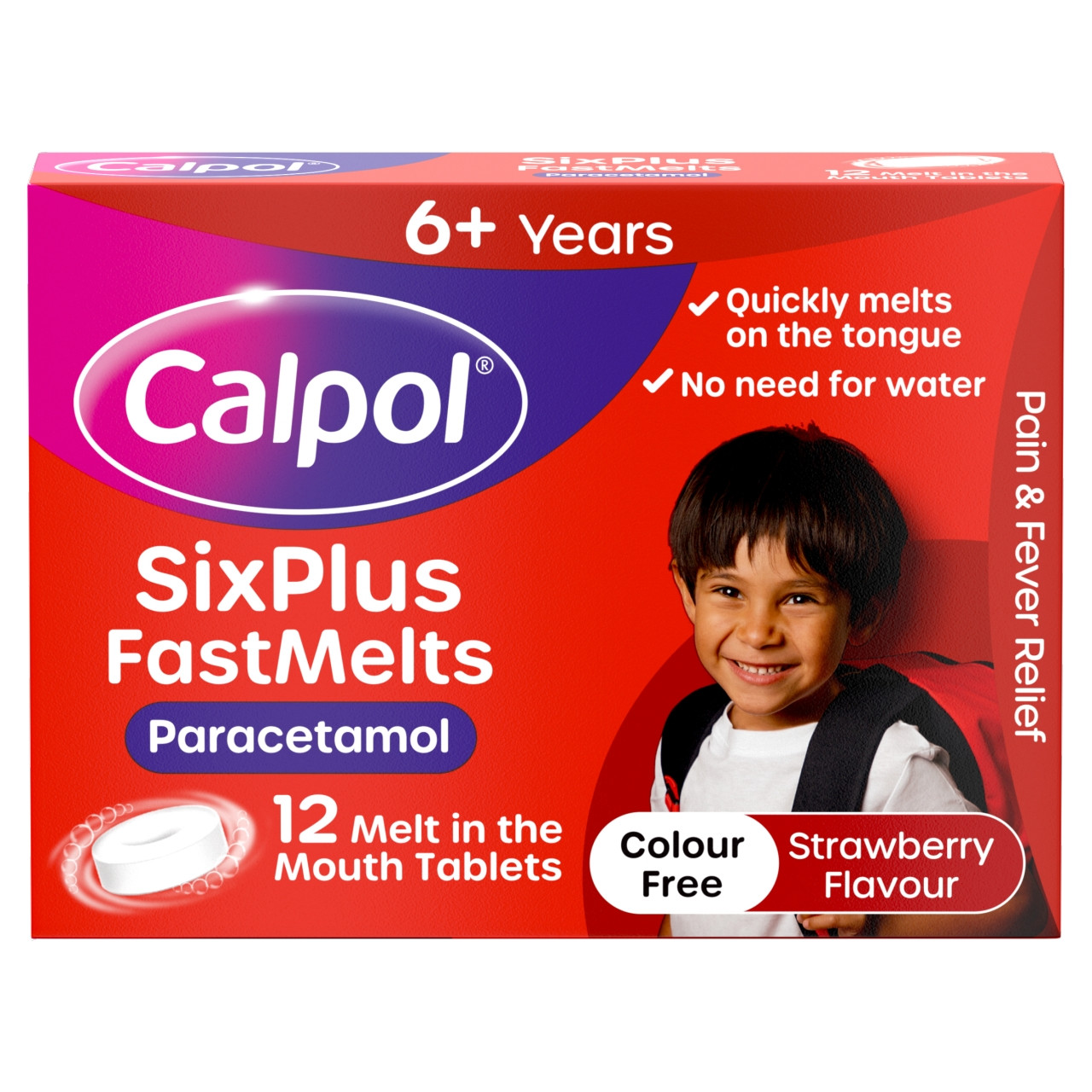 Calpol SixPlus Fastmelts 12 Pack