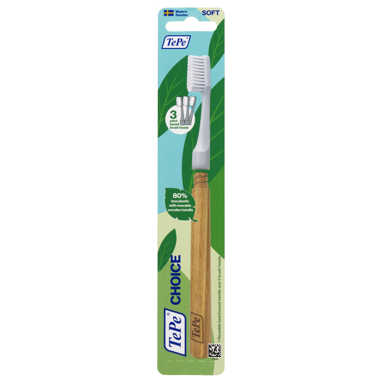 TePe Choice Toothbrush 1 Handle + 3 Brush Heads