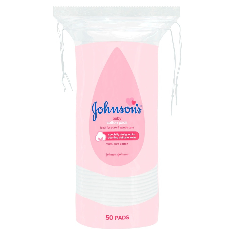 Johnsons Baby Cotton Pads 50 Pack