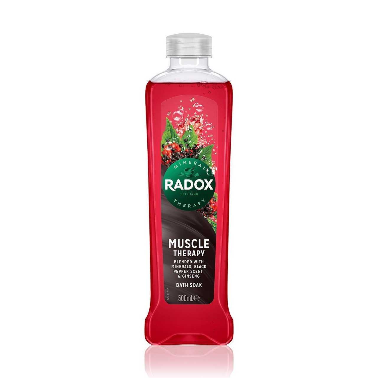 Click to view product details and reviews for Radox Bath Soak Muscle Therapy 500ml.