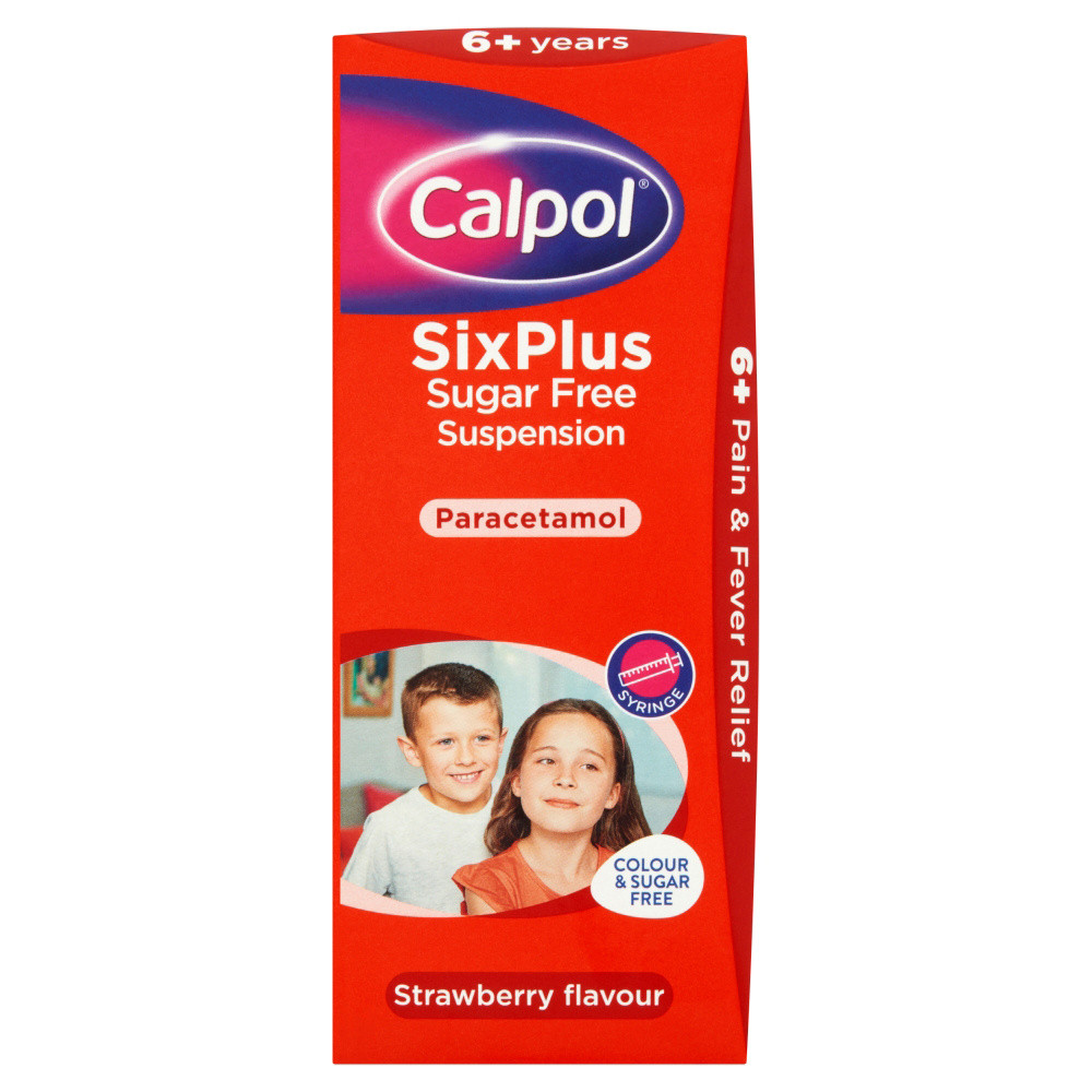 Click to view product details and reviews for Calpol Six Plus Sugar Free Suspension 200ml.