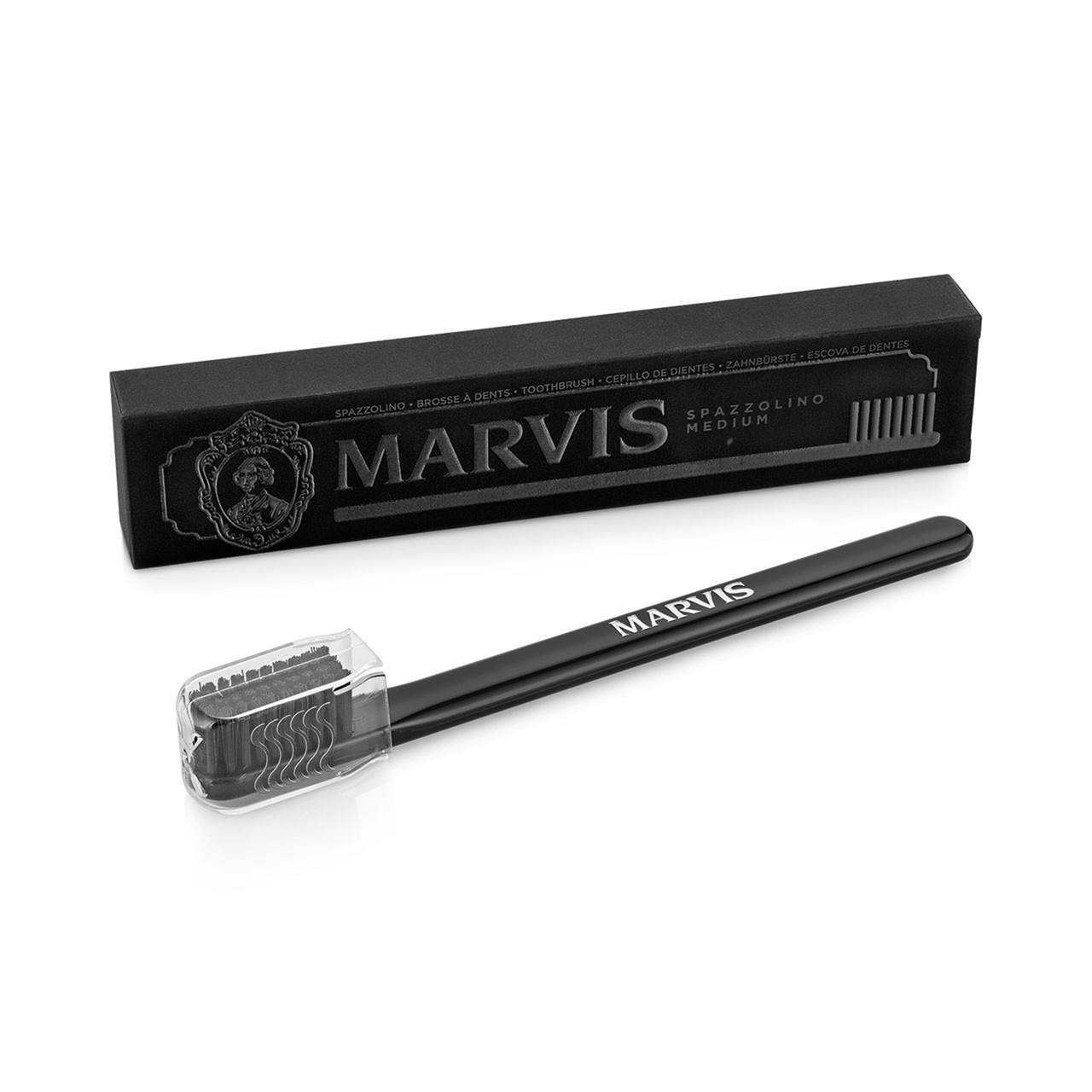 Click to view product details and reviews for Marvis Black Toothbrush.