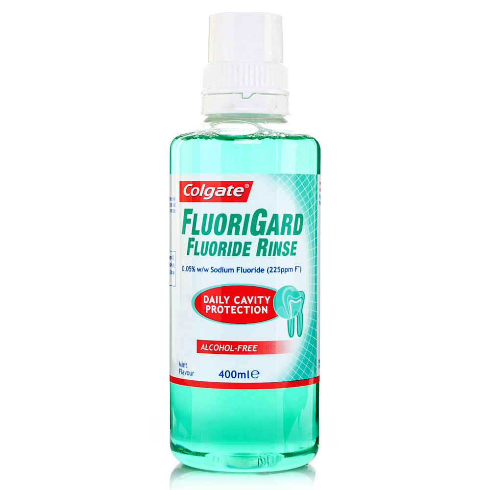 Colgate Fluorigard Fluoride Rinse Alcohol Free Mint 400Ml