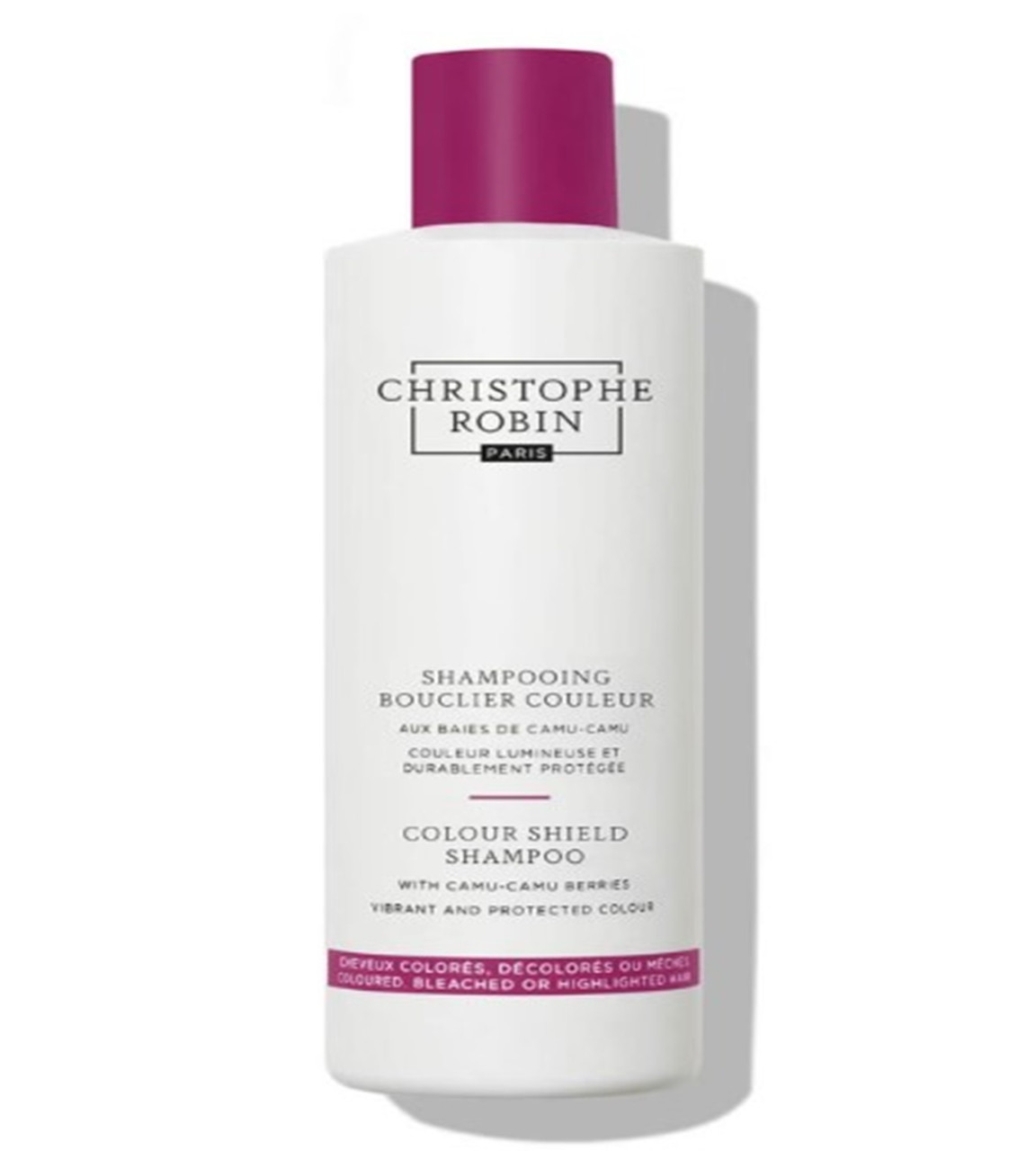 Click to view product details and reviews for Christophe Robin Colour Shield Shampoo With Camu Camu Berries 250ml.
