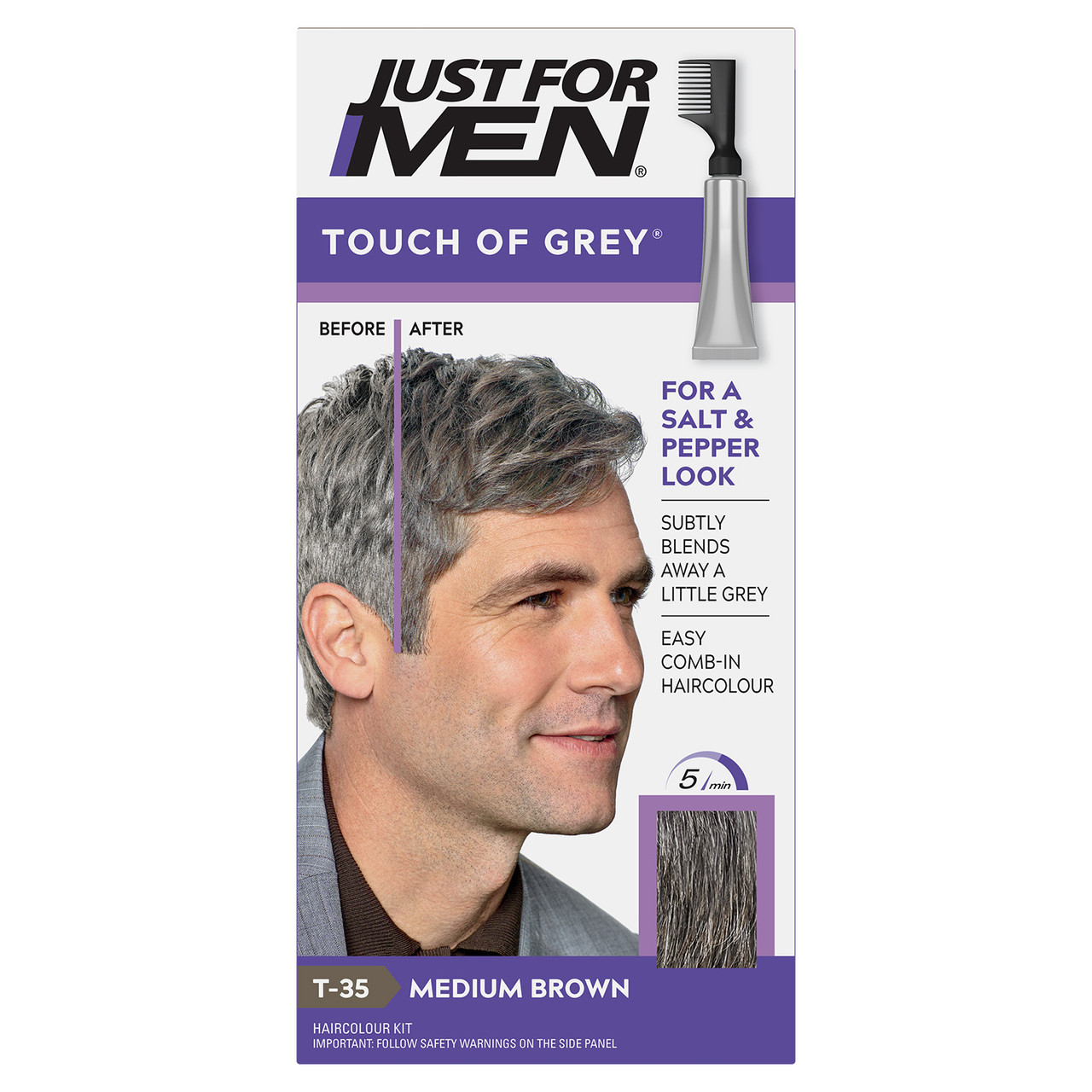 Just For Men Touch Of Grey Hair Colour Dye | All Shades | Free Delivery - Image 6