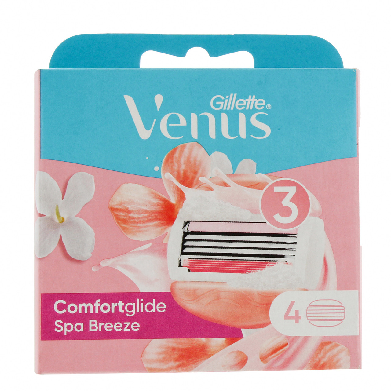 Gillette Venus Comfortglide Spa Breeze Razor Blades 4 Pack - Image 5