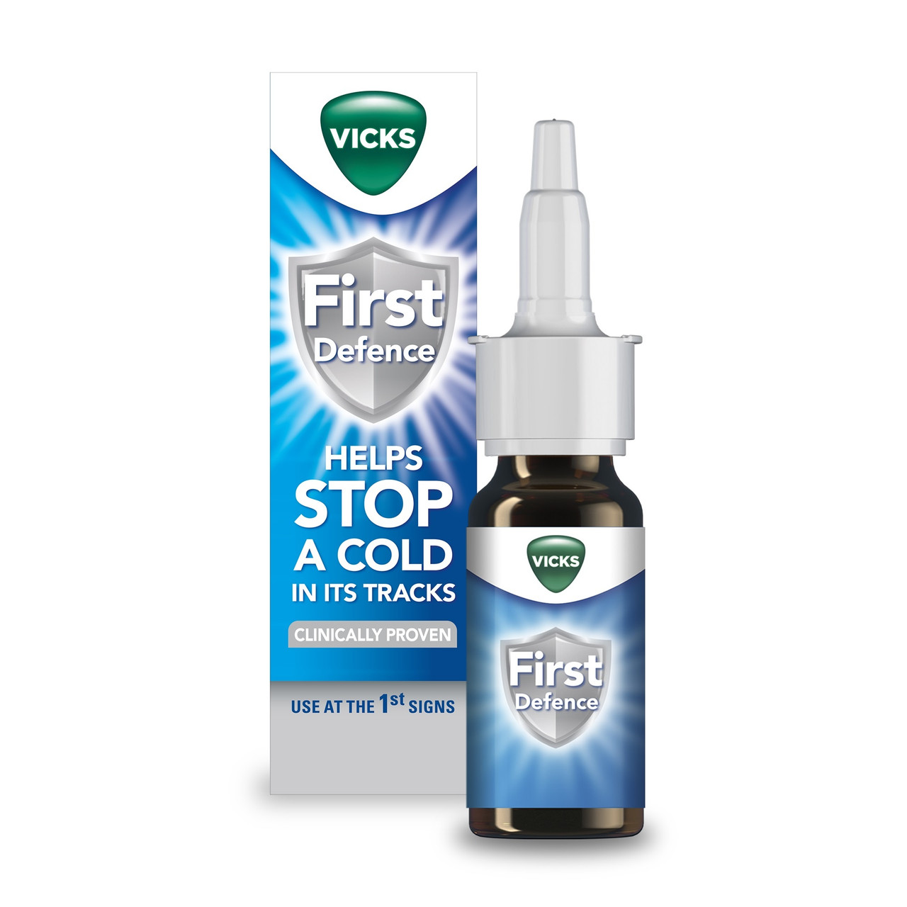 Click to view product details and reviews for Vicks First Defence Nasal Spray 15ml.