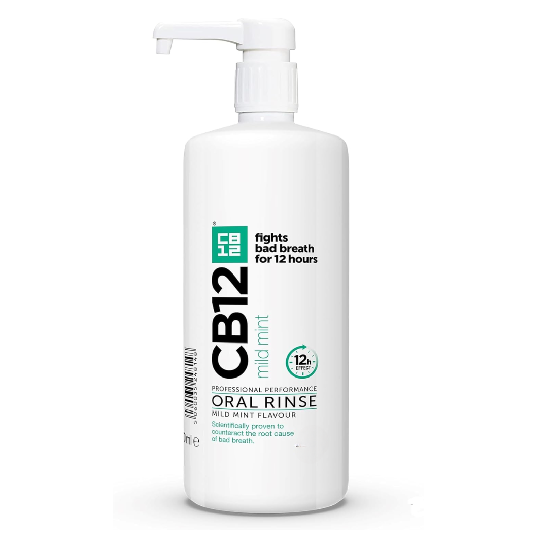 Click to view product details and reviews for Cb12 Mild Mint Menthol Mouthwash 1 Litre.