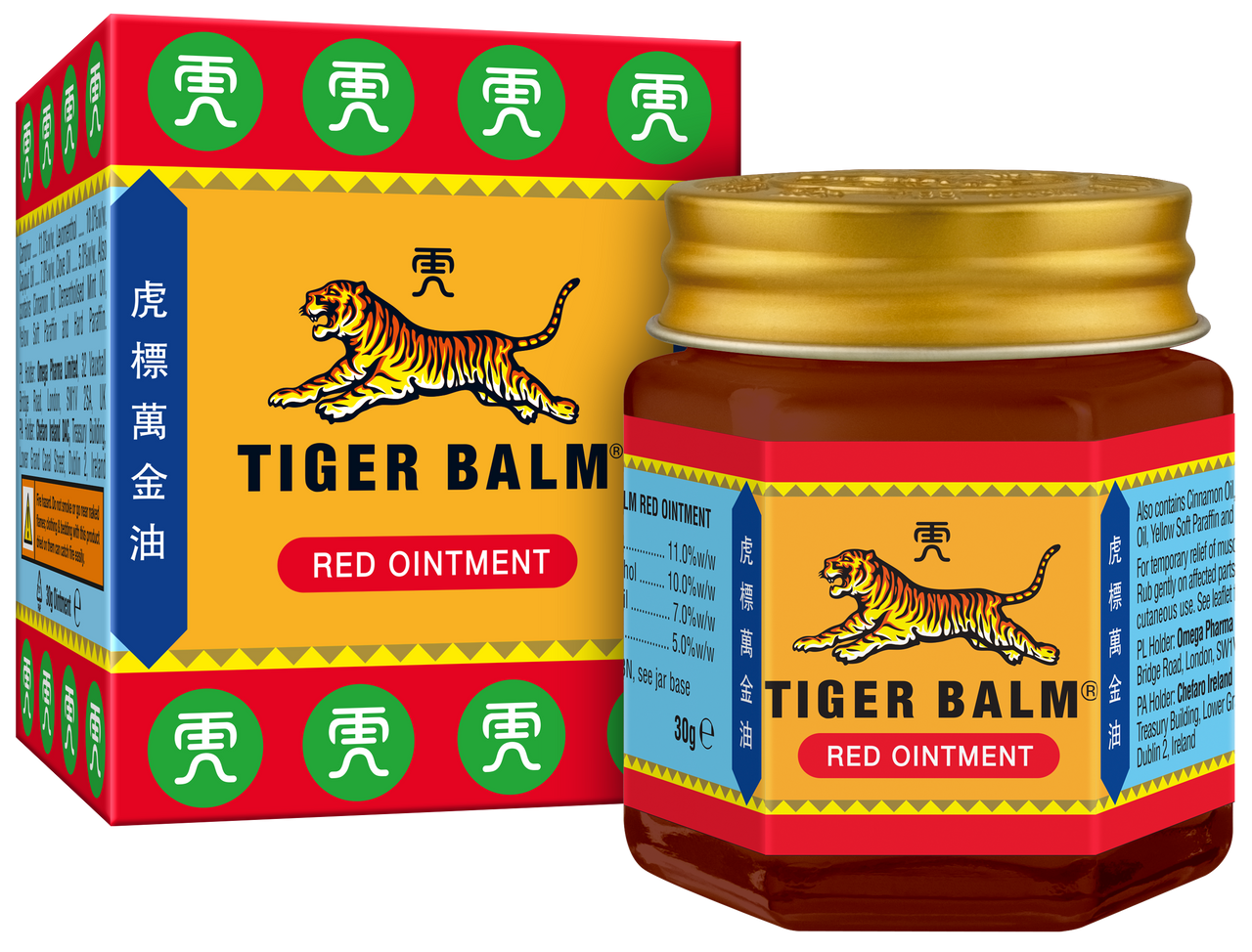 Tiger Balm Red Ointment 30G