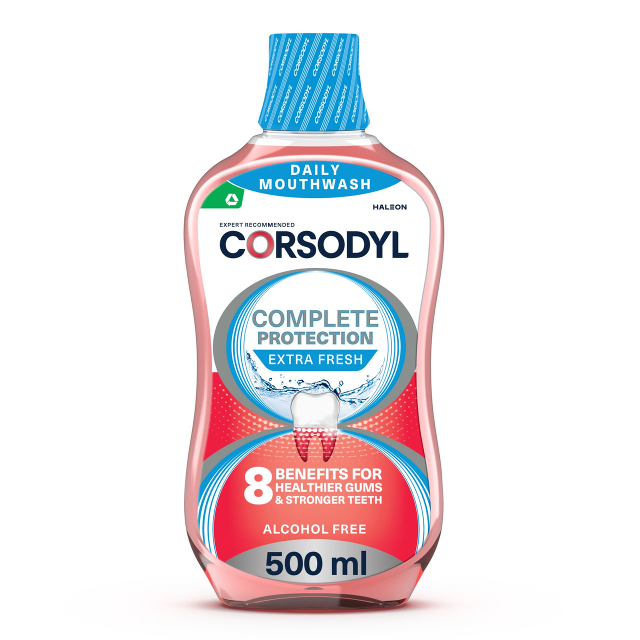 Corsodyl Daily Complete Protection Mouthwash Extra Fresh 500ml