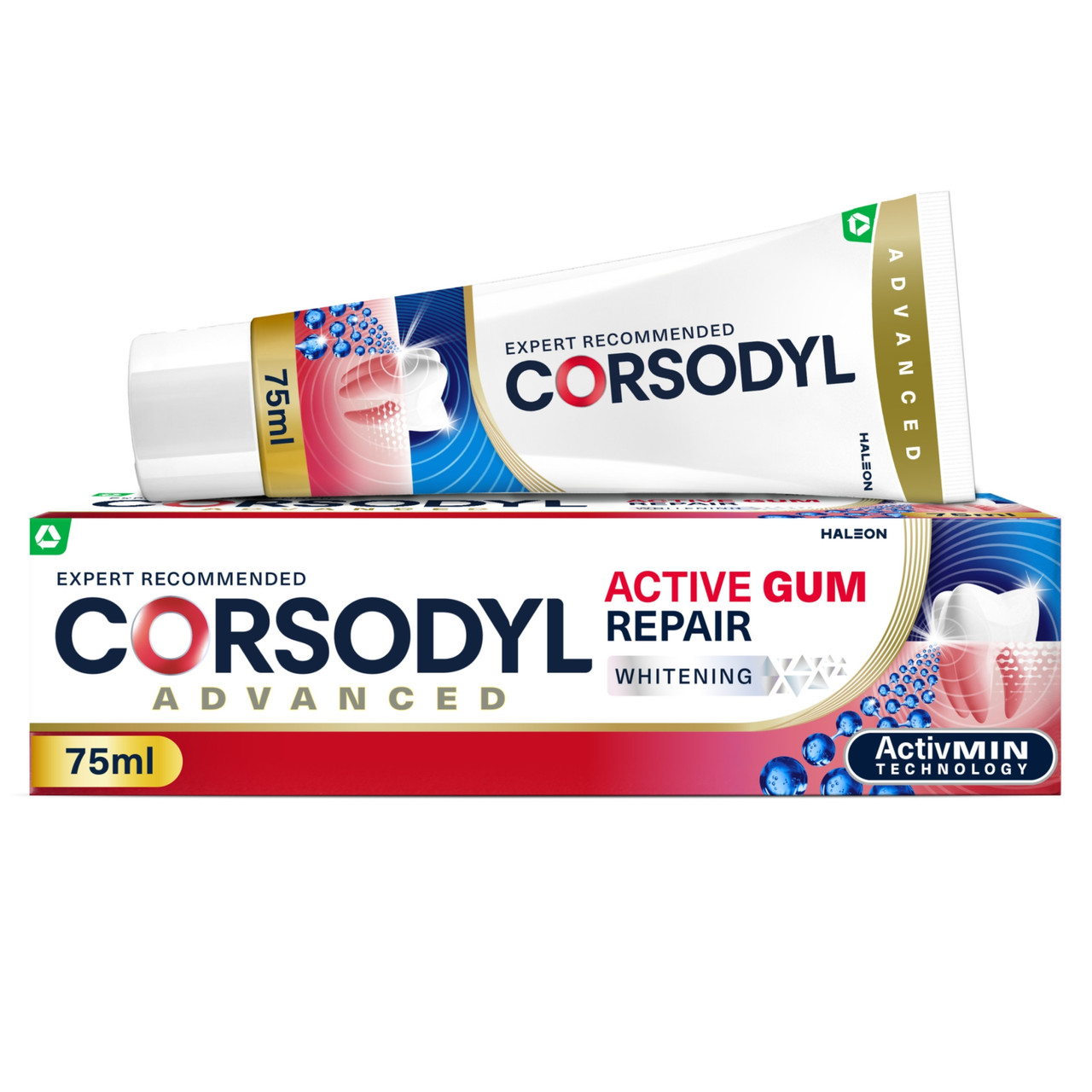 Click to view product details and reviews for Corsodyl Active Gum Repair Whitening Daily Toothpaste 75ml.