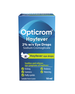 Click to view product details and reviews for Opticrom Allergy Eye Drops 10ml.