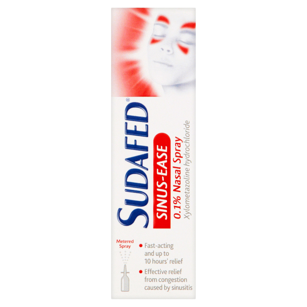 Sudafed Sinus Ease 0.1% Nasal Spray 15Ml