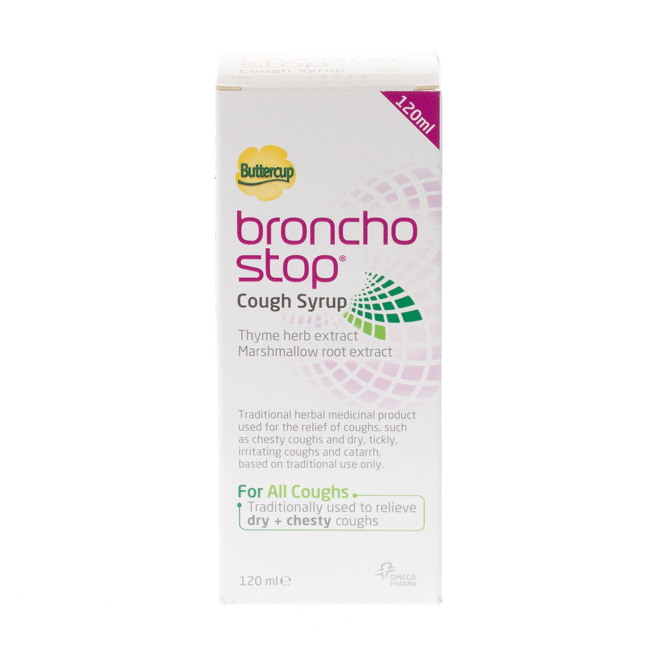 Click to view product details and reviews for Buttercup Bronchostop Cough Syrup 120ml.