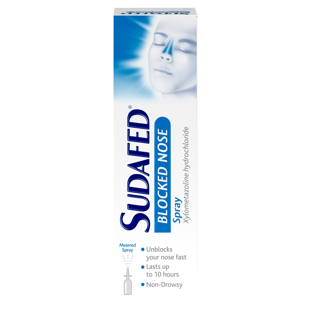 Click to view product details and reviews for Sudafed Blocked Nose Spray 15ml.