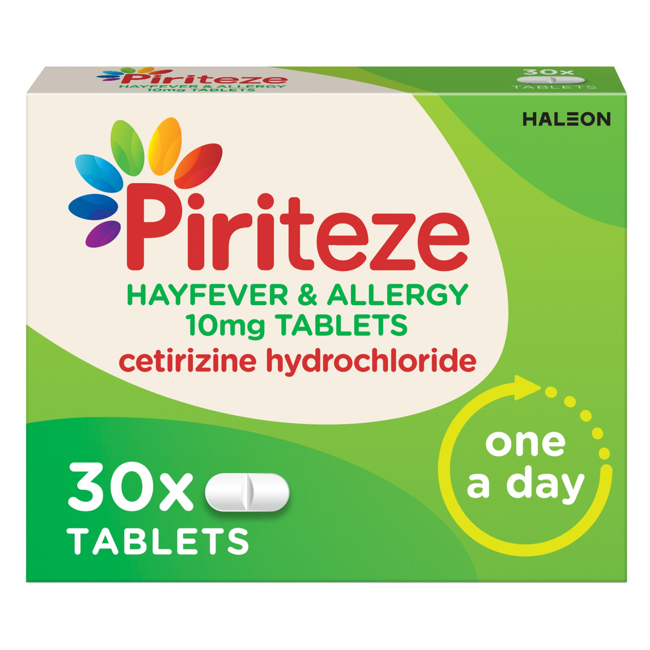 Piri Piriteze Antihistamine Allergy Relief 30 Tablets
