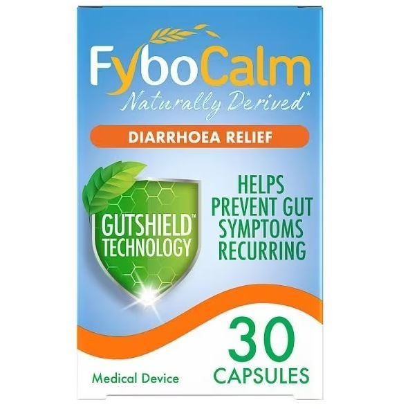 Click to view product details and reviews for Fybocalm Diarrhoea Relief 30 Capsules.