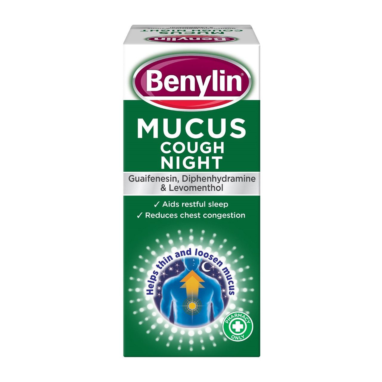 Click to view product details and reviews for Benylin Mucus Cough Night 150ml.