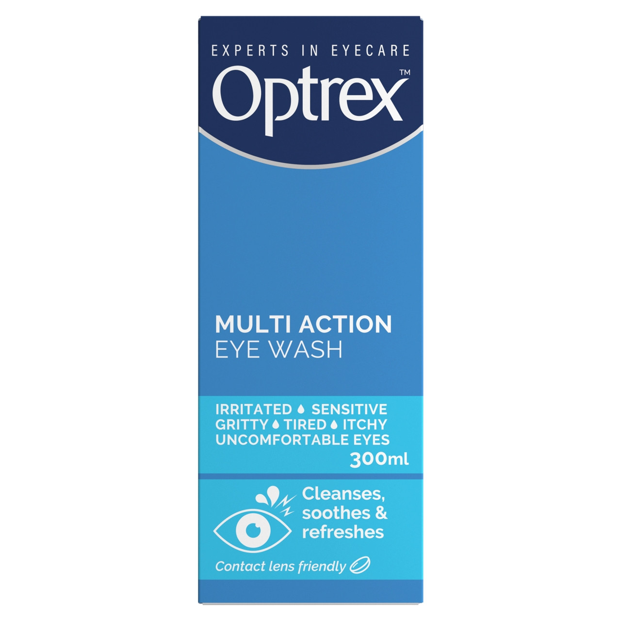 Click to view product details and reviews for Optrex Multi Action Eye Wash 300ml.