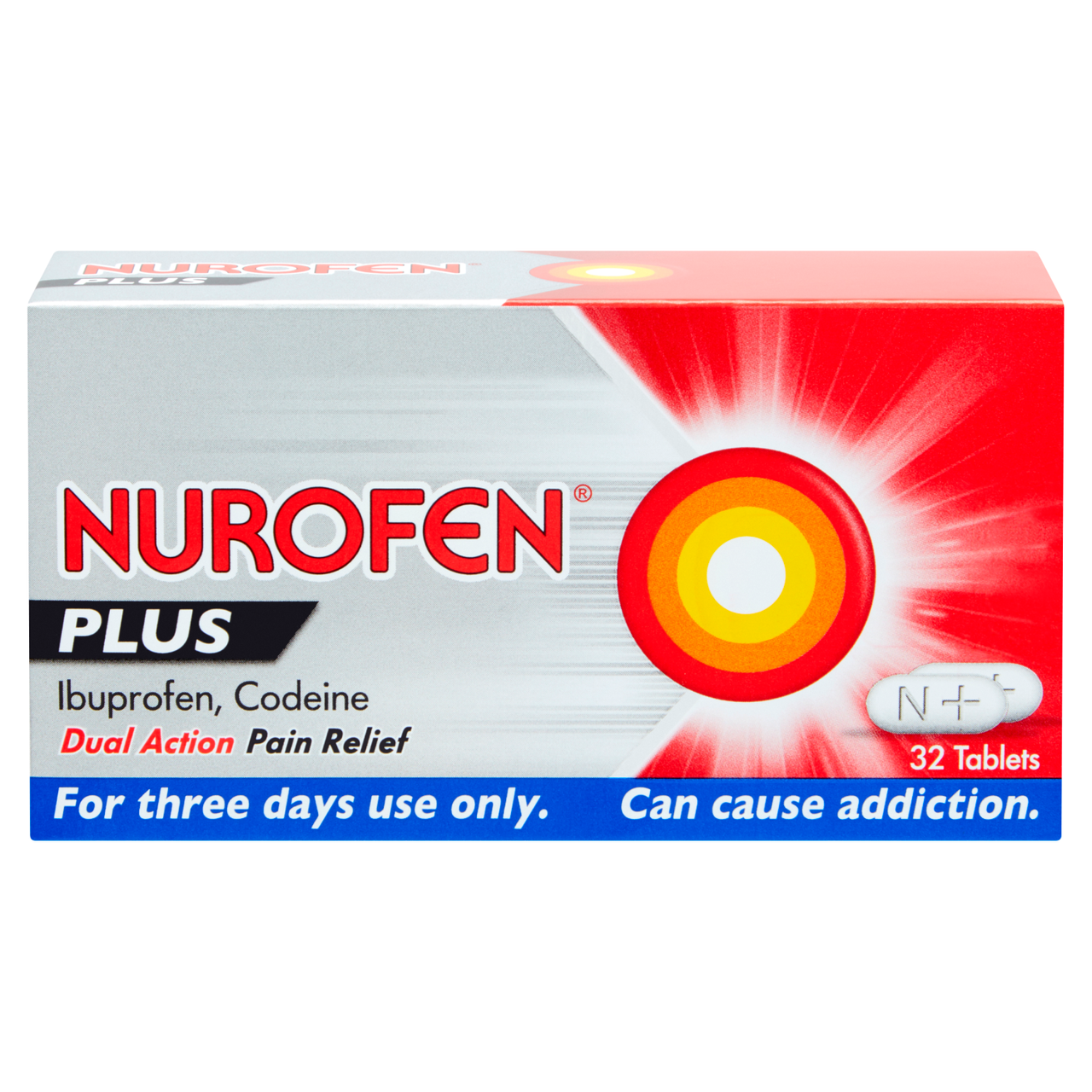 Click to view product details and reviews for Nurofen Plus 200mg 32 Tablets. Click to view product details and reviews for Nurofen Plus 200mg 32 Tablets.