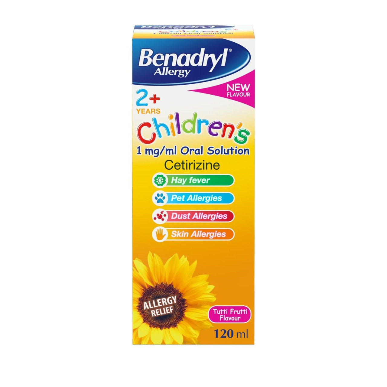 Click to view product details and reviews for Benadryl Allergy Childrens 2 Years Plus 1mg Ml Oral Solution 120ml.