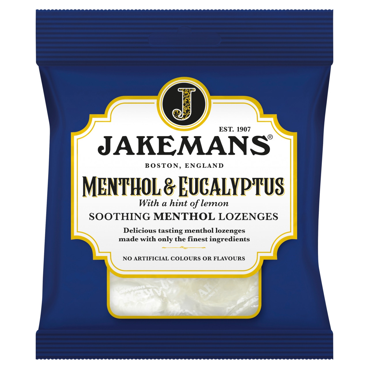 Click to view product details and reviews for Jakemans Lozenges Menthol Eucalyptus 73g.