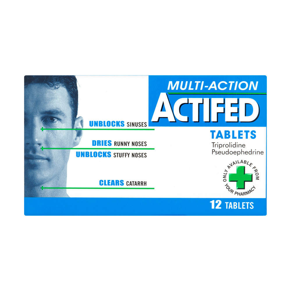 Click to view product details and reviews for Actifed Multi Action 12 Tablets.