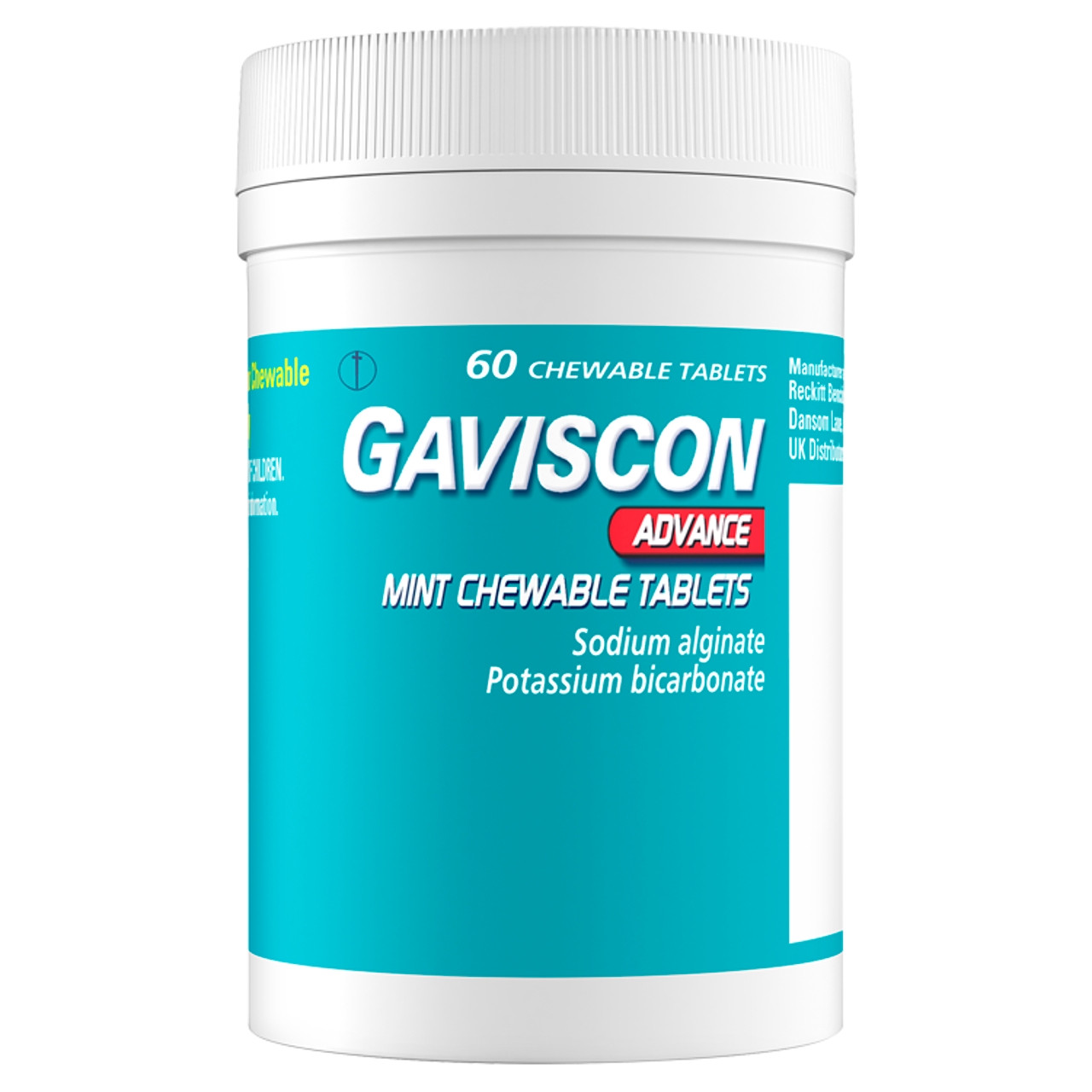 Click to view product details and reviews for Gaviscon Advance Chewable Tablets Peppermint Flavour 60 Tablets.