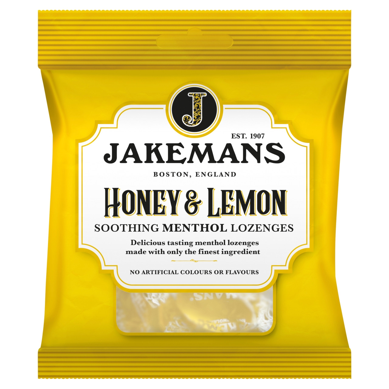 Click to view product details and reviews for Jakemans Lozenges Honey Lemon 73g.