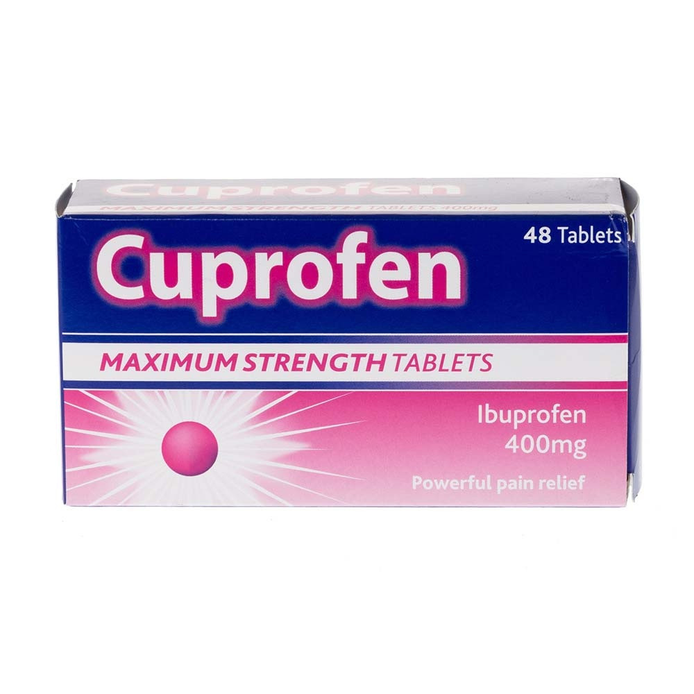 Click to view product details and reviews for Cuprofen Maximum Strength 400mg 48 Tablets.