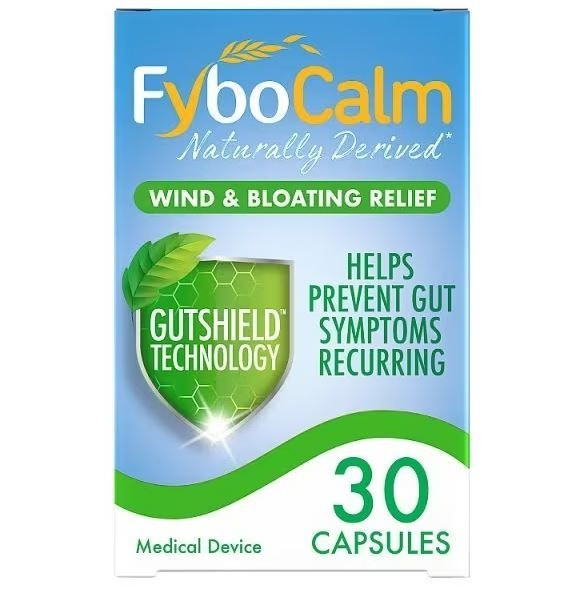 Fybocalm Wind Bloating Relief 30 Capsules
