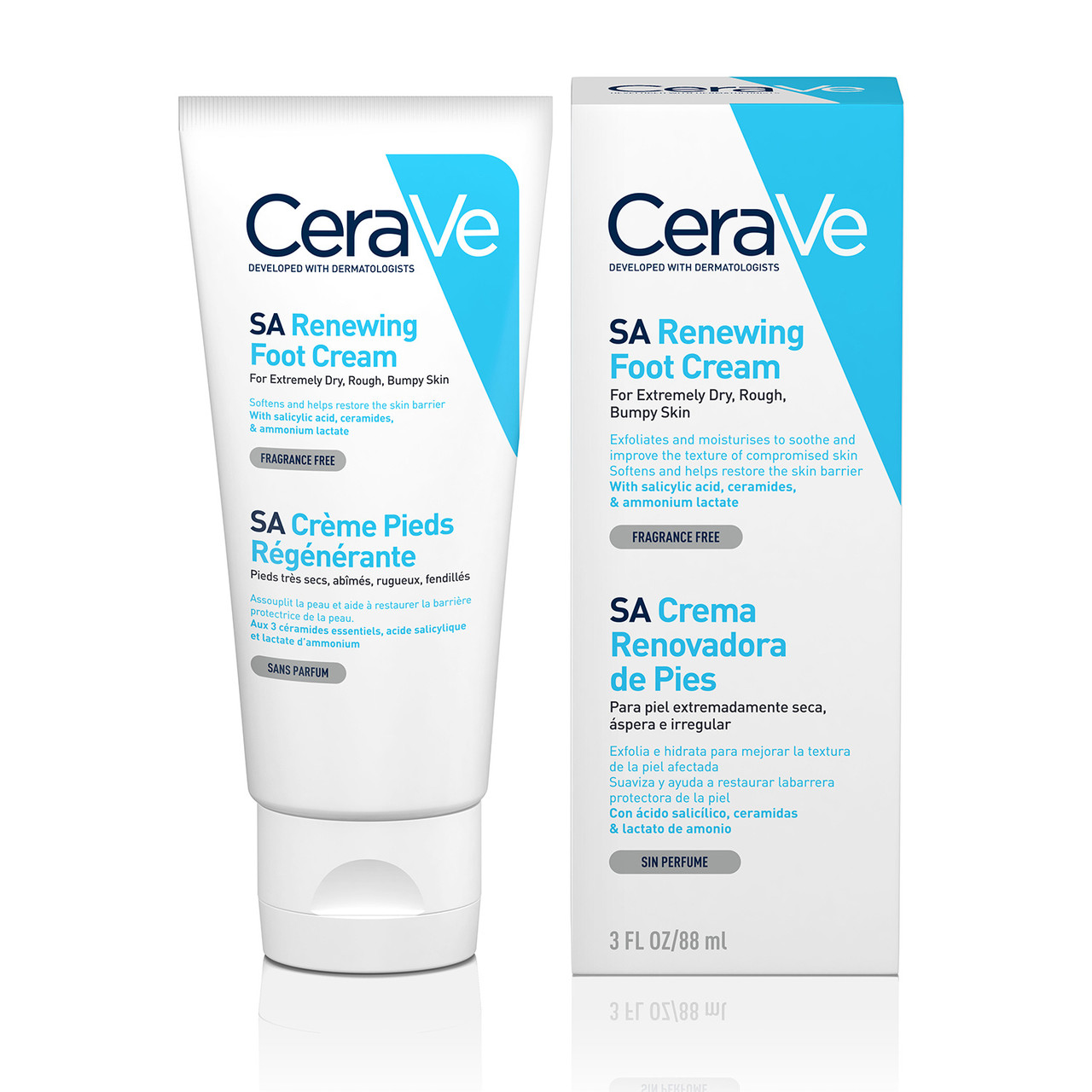 Click to view product details and reviews for Cerave Sa Renewing Foot Cream 88ml.