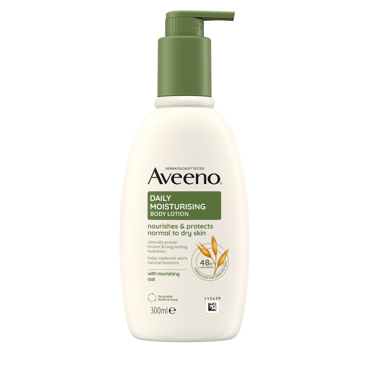 Aveeno Daily Moisturising Body Lotion Unscented 300ml