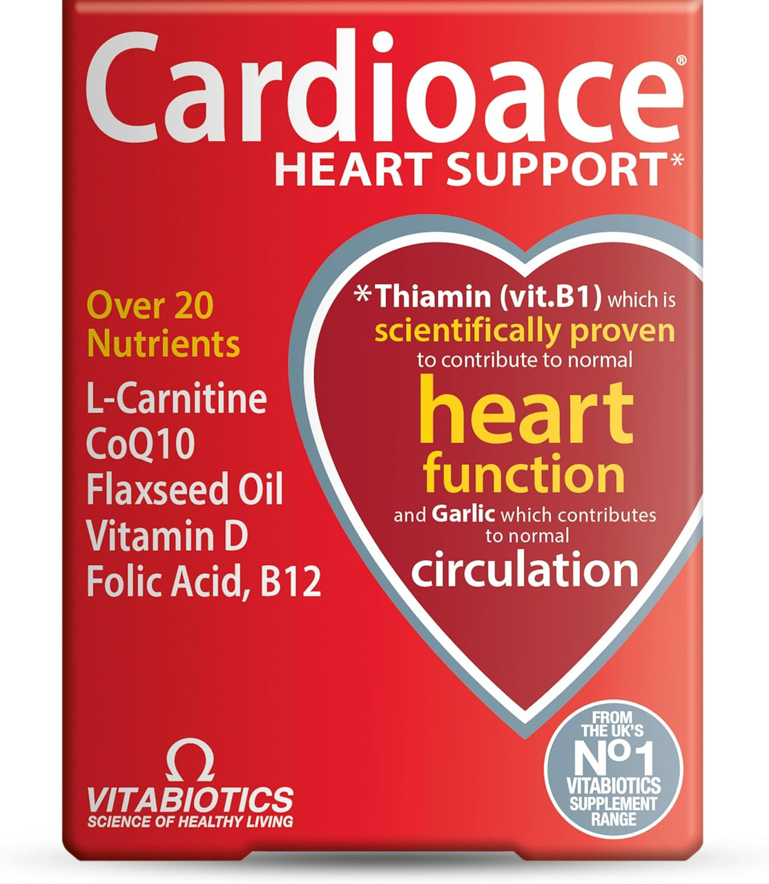 Vitabiotics Cardioace Original 30 Tablets