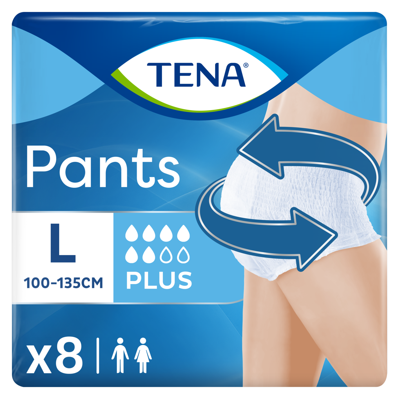 Tena Incontinence Pants Plus Pack Large