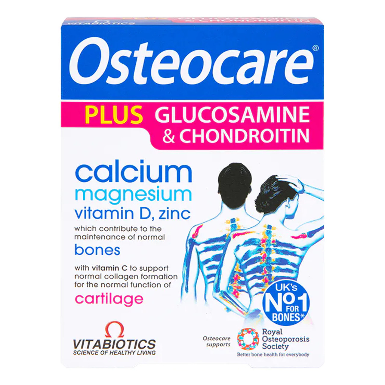 Click to view product details and reviews for Vitabiotics Osteocare Glucosamine 60 Tablets.