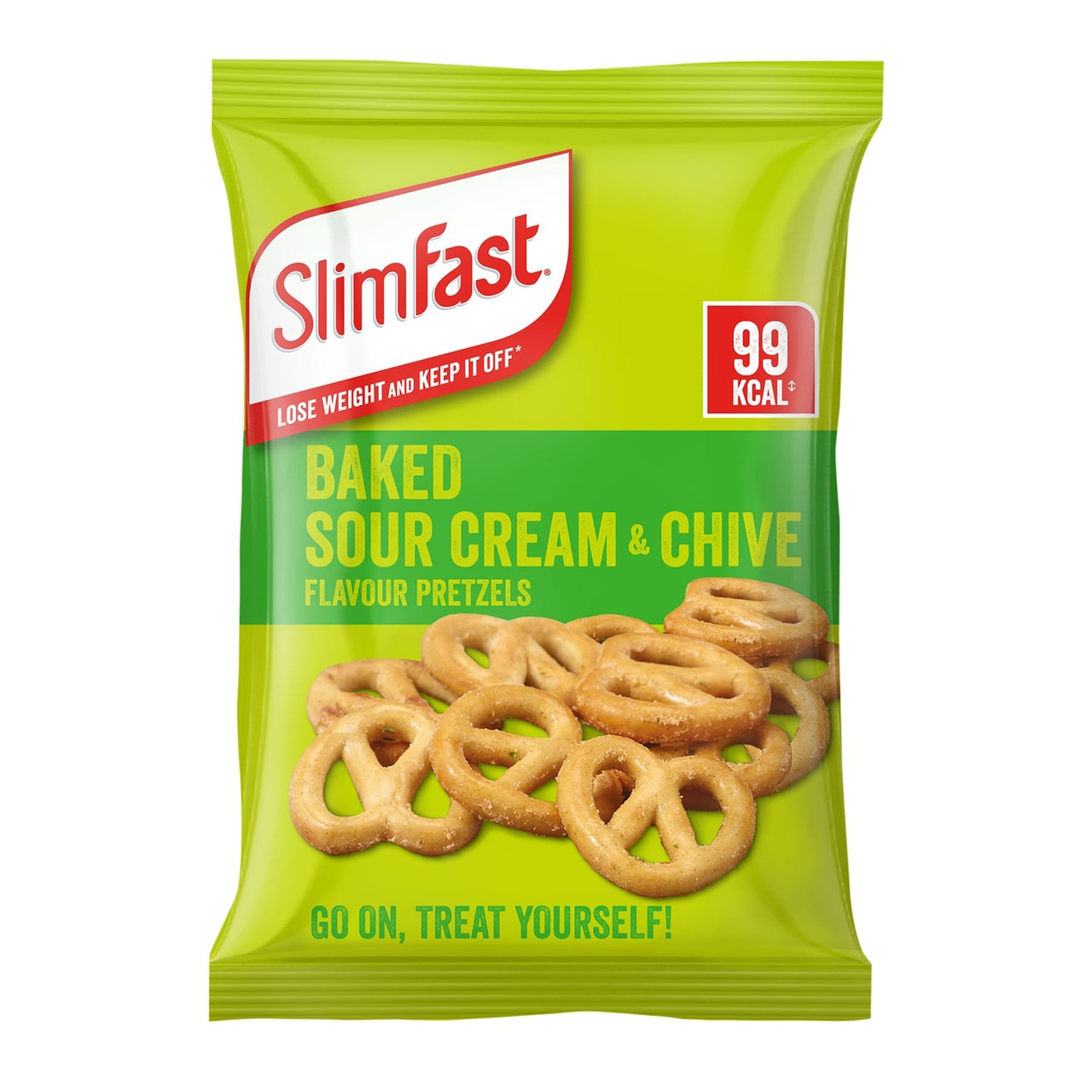 SlimFast Snack Bag Sour Cream Pretzel 23g