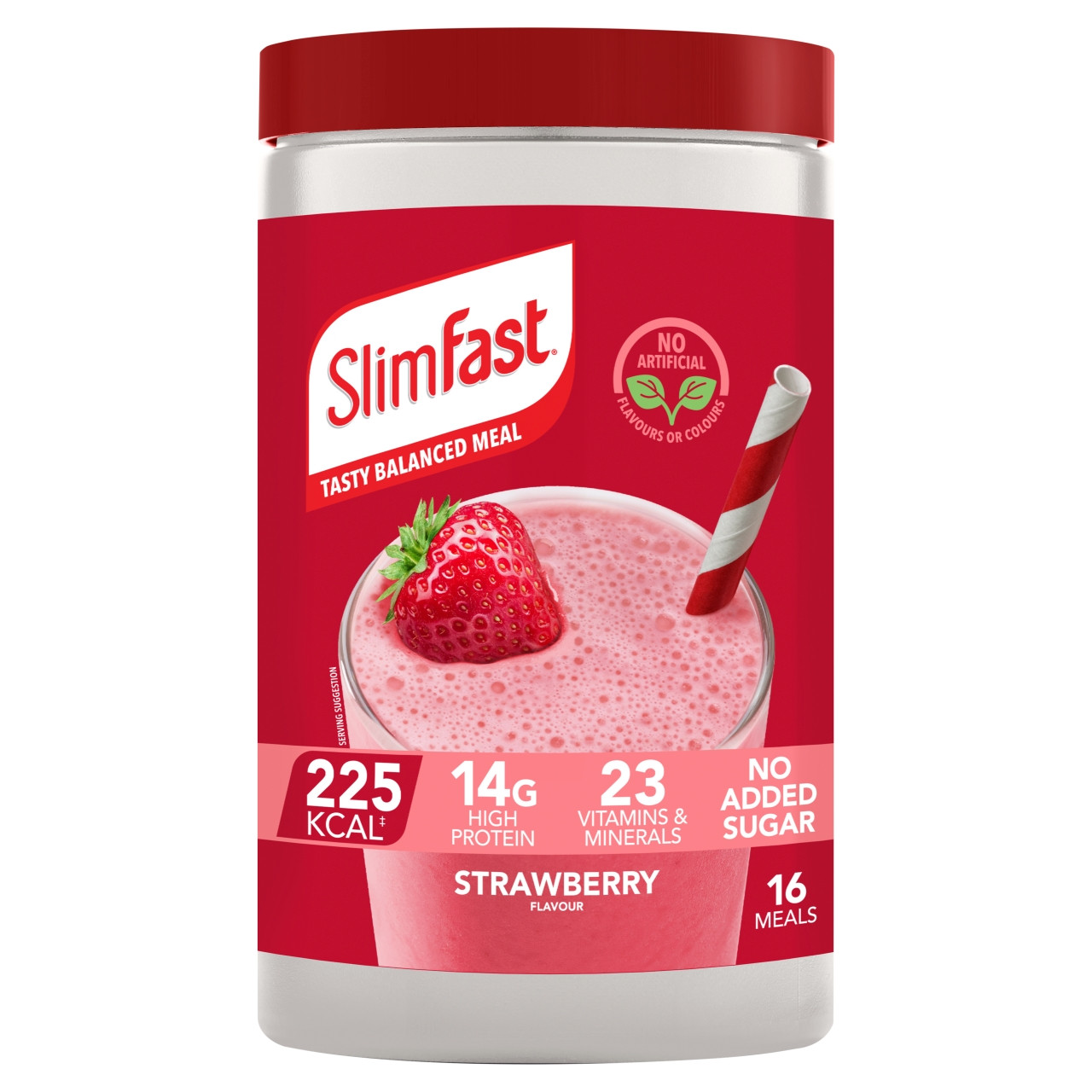 Click to view product details and reviews for Slimfast Powder Strawberry 584g.