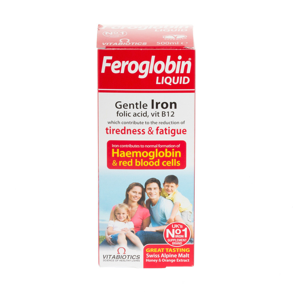 Click to view product details and reviews for Vitabiotics Feroglobin Liquid 500ml. Click to view product details and reviews for Vitabiotics Feroglobin Liquid 500ml.