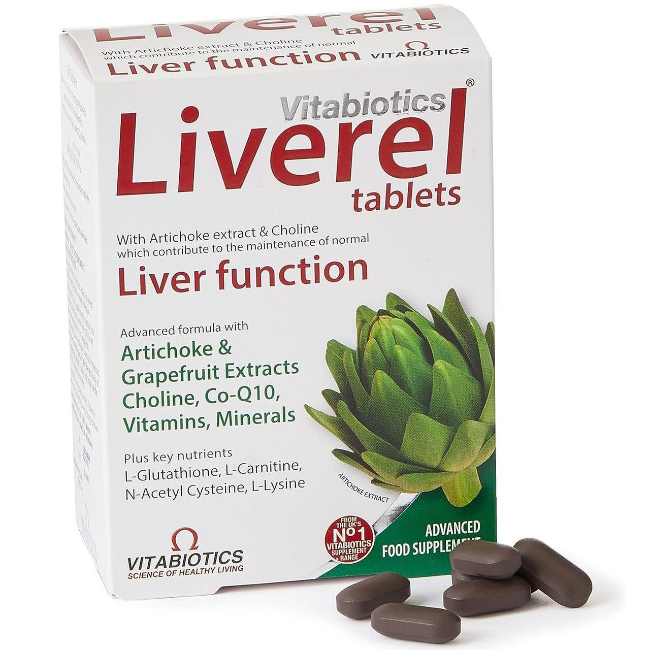 Click to view product details and reviews for Vitabiotics Liverel 60 Tablets.