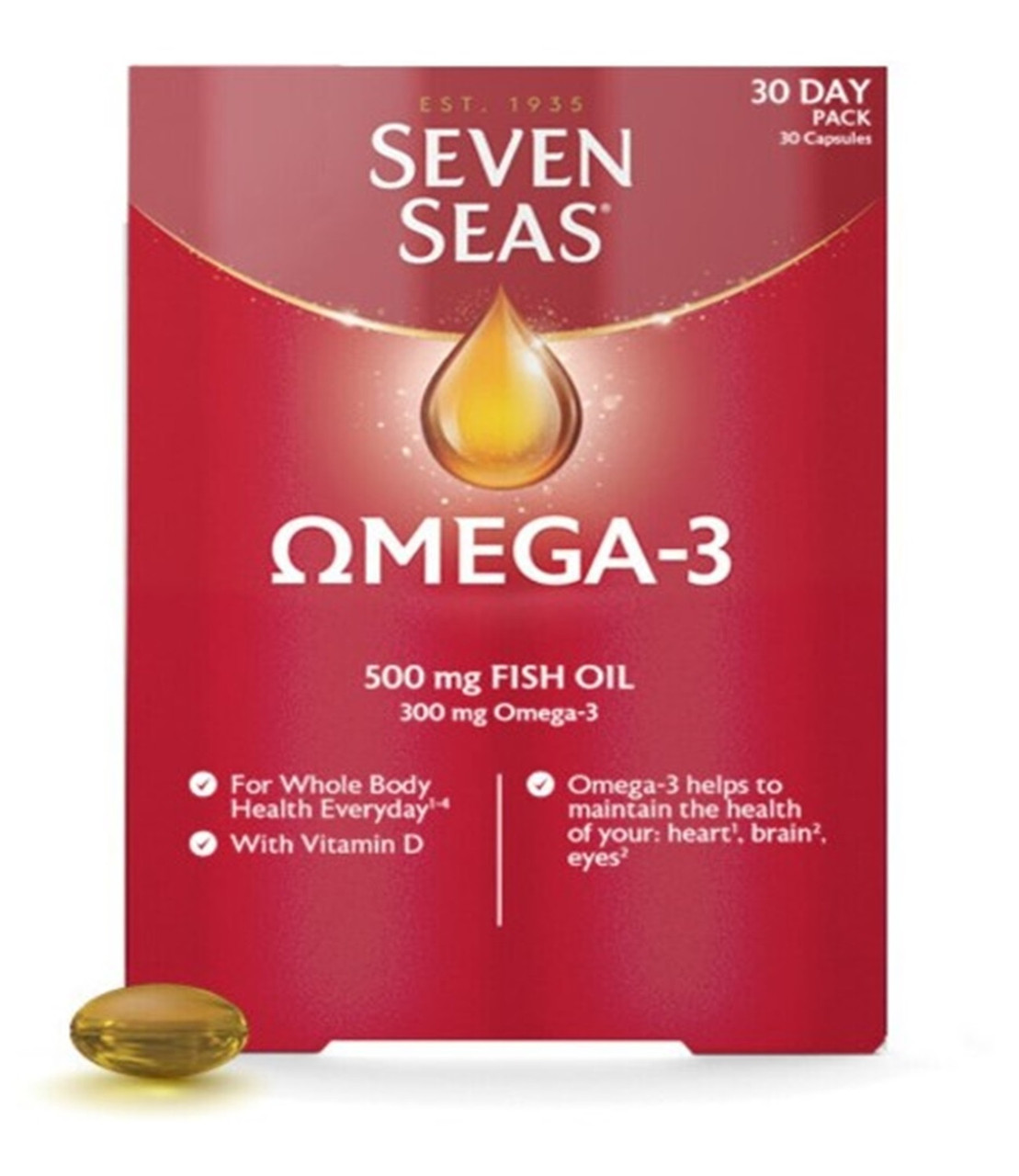 Click to view product details and reviews for Seven Seas Omega 3 Daily 30 Capsules. Click to view product details and reviews for Seven Seas Omega 3 Daily 30 Capsules.