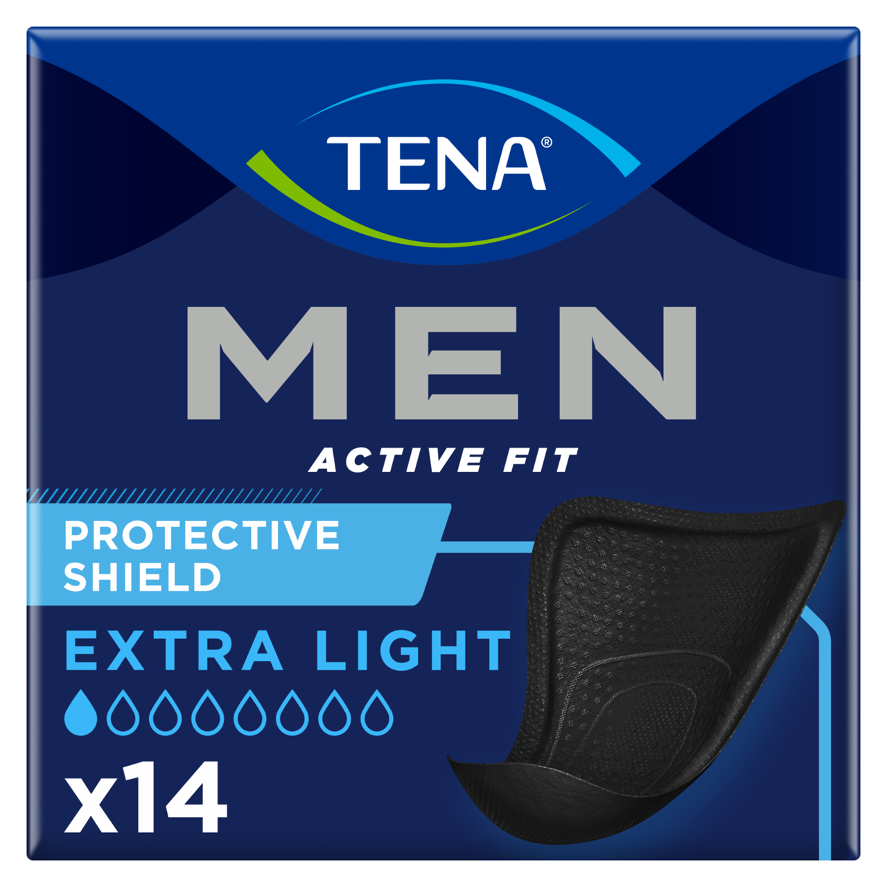 14 x TENA Men Active Fit Extra Light|Men Incontinence Pads|1 Pack of 14 - Image 9