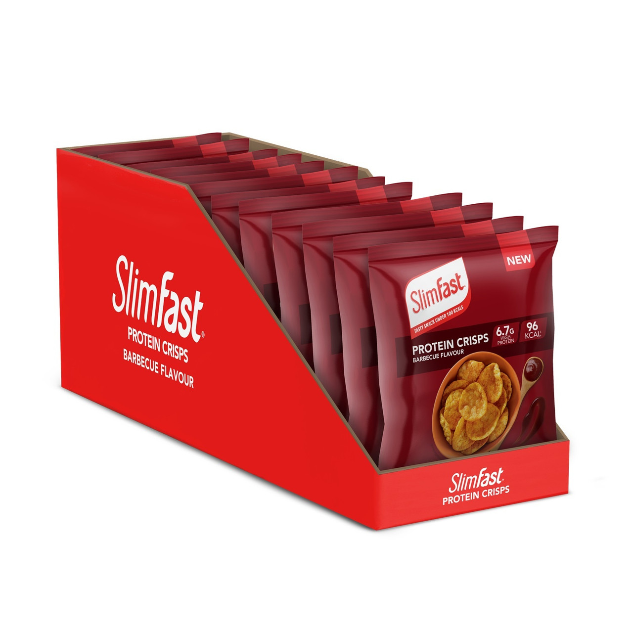 Click to view product details and reviews for Slimfast Protein Crisps Bbq 12 X 23g. Click to view product details and reviews for Slimfast Protein Crisps Bbq 12 X 23g.