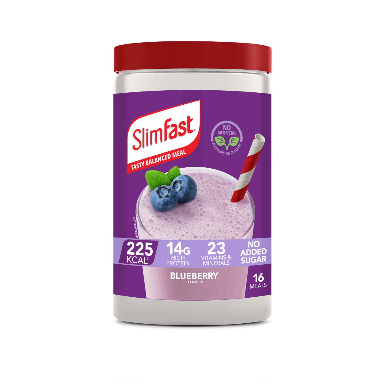 Slimfast Men's Powder Blueberry 584G