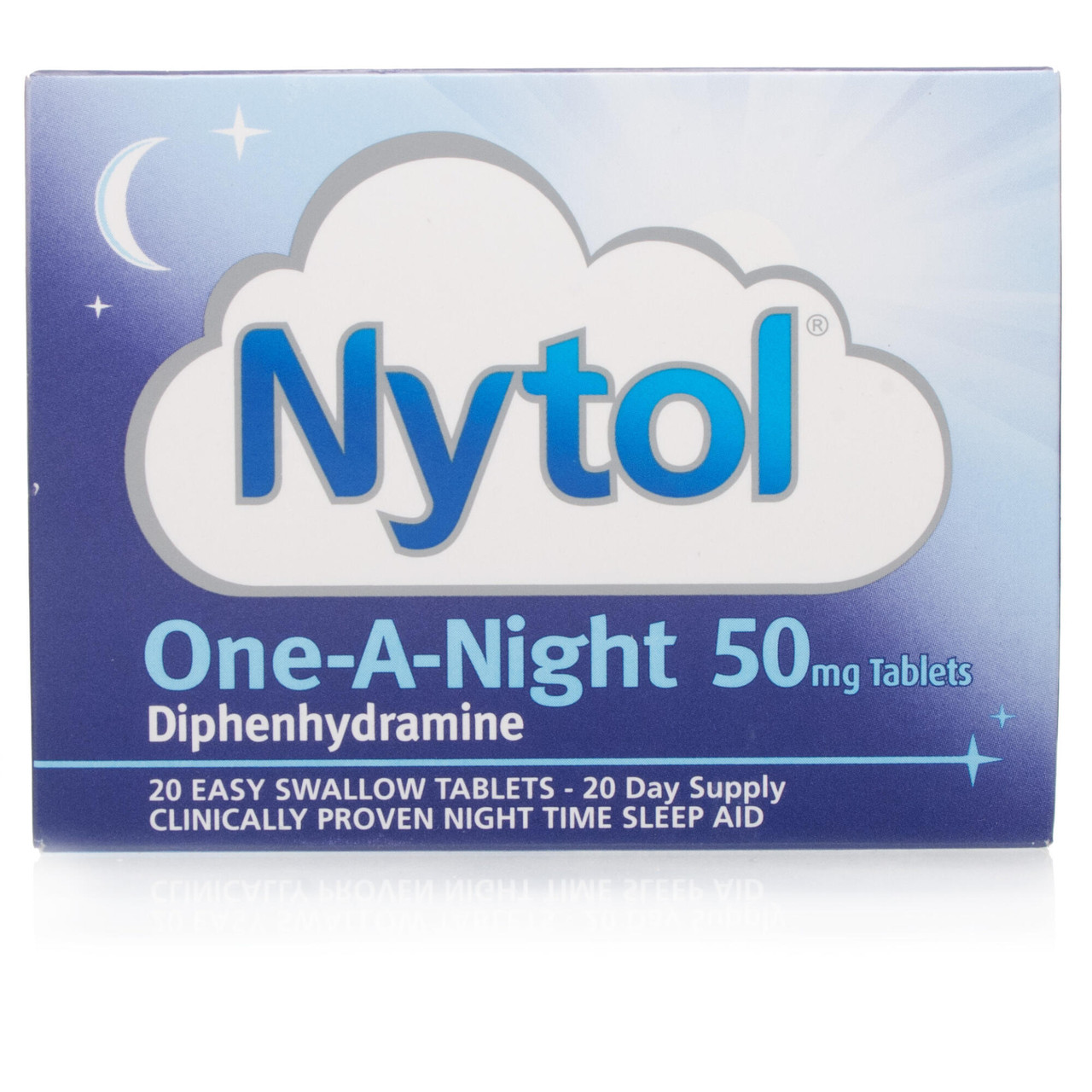 Click to view product details and reviews for Nytol One A Night 50mg 20 Tablets.