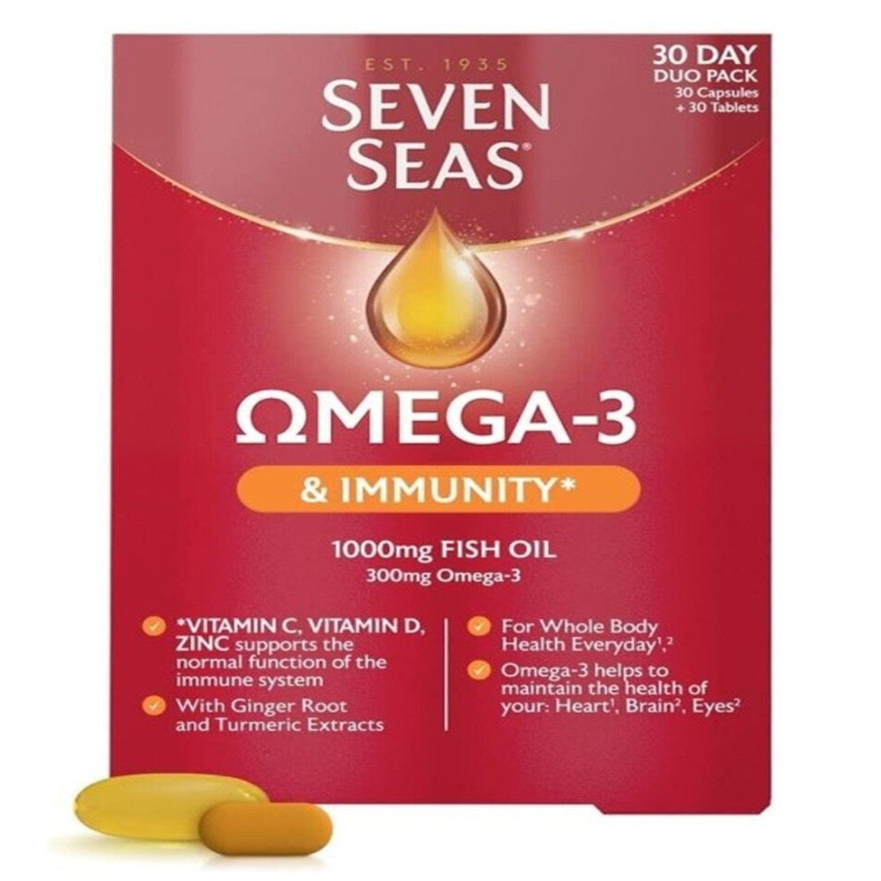 Click to view product details and reviews for Seven Seas Omega 3 Immunity 30 Capsules 30 Tablets.