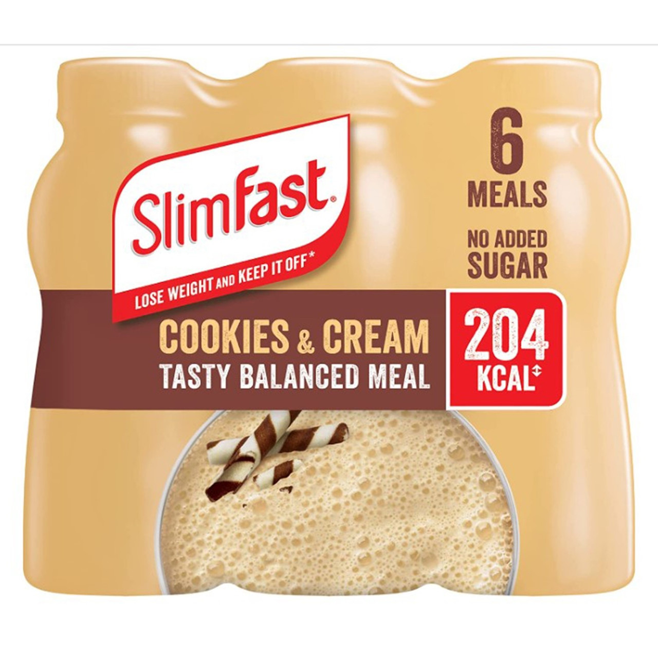 SlimFast Milkshake Cookies & Cream Multipack 6 x 325ml