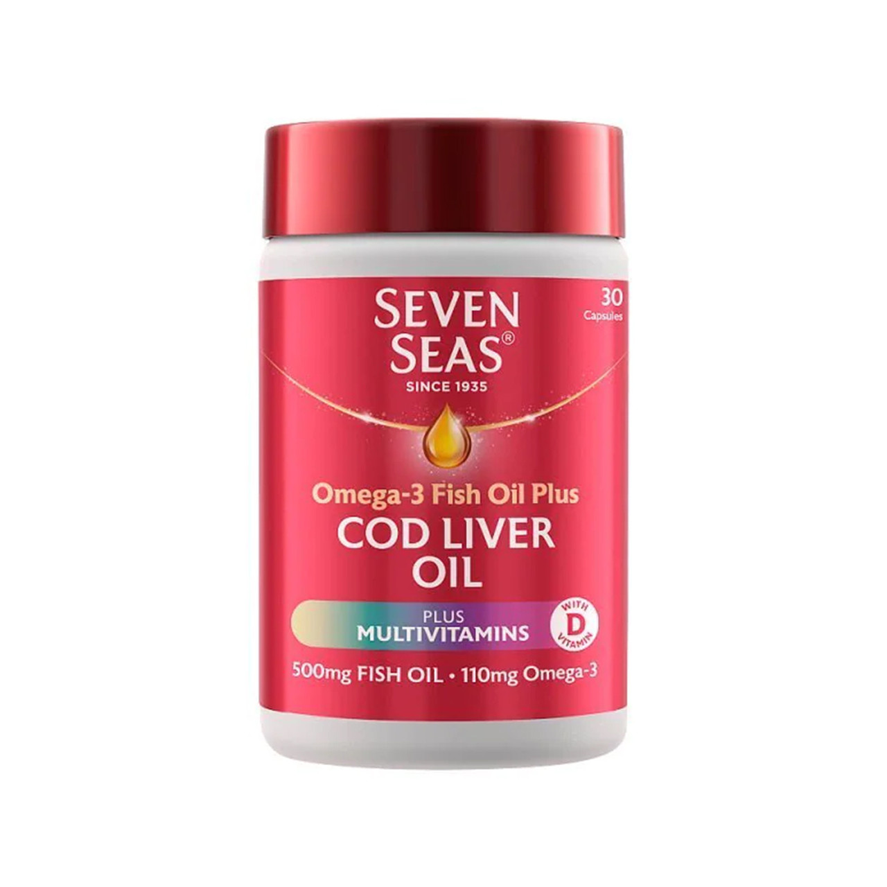Seven Seas Cod Liver Oil Plus Multivitamins 30 Capsules